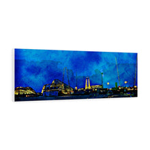 Load image into Gallery viewer, Oil Painting Wall Art Print Wildwood NJ Beach Skyline
