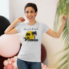 Load image into Gallery viewer, Wildwood NJ Beach Palm Tree Women's Triblend Tee
