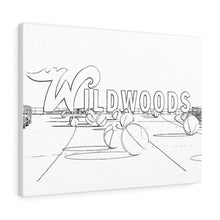 Load image into Gallery viewer, Art Sketch Wall Art Print Sunset Wildwood Crest New Jersey Sign
