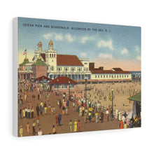 Load image into Gallery viewer, Old Wildwood Ocean Pier Home Decor Wall Art Print Canvas