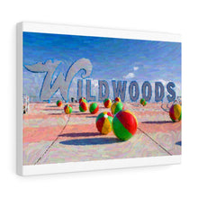 Load image into Gallery viewer, Gouache Digital Art painting Wildwood NJ Crest Sign Wall Art Print