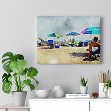 Load image into Gallery viewer, Oil Painting Wall Art Print Wildwood NJ Boardwak Beach