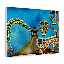 Load image into Gallery viewer, Wildwood Jersey shore Morey's Piers Oil Painting Wall Art Print