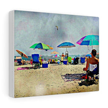 Load image into Gallery viewer, Oil Painting Wall Art Print Wildwood NJ Boardwak Beach