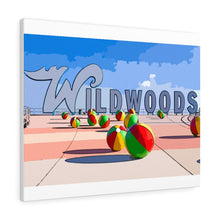 Load image into Gallery viewer, Wildwood Crest Sign Cartoon Art Wall Decor Art Paint Beach Painting