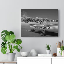 Load image into Gallery viewer, Black and White Photography Wall Art Print Wildwood New Jersey shore beach