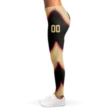 Load image into Gallery viewer, San Francisco Personalized Leggings Black & Tan
