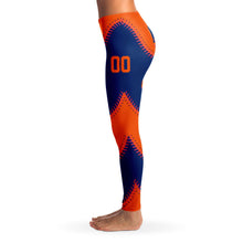 Load image into Gallery viewer, New York Personalized Leggings Blue & Orange