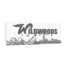 Load image into Gallery viewer, Wildwood Black & White Sketch Sign Canvas