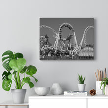 Load image into Gallery viewer, Black and White Photography Wall Art Print Wildwood NJ Boardwak