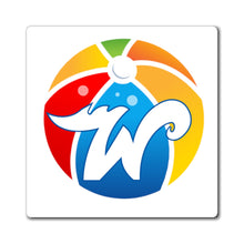Load image into Gallery viewer, Wildwood Crest NJ Beach ball Wildwood W Refrigerator Magnet