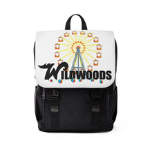 Load image into Gallery viewer, Wildwood NJ Sign Big Ferris Wheel Unisex Casual Shoulder Backpack