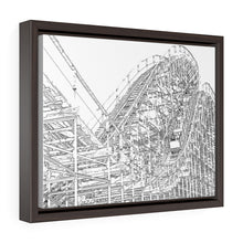 Load image into Gallery viewer, Art Sketch Wall Art Print Wildwood Wooden Boardwak Roller Coaster