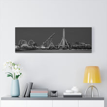 Load image into Gallery viewer, Black and White Photography Wall Art Print Panoramic WIldwood NJ