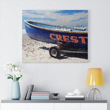 Load image into Gallery viewer, Gouache Digital Art painting Wall Art Print Wildwood Crest Beach Boat