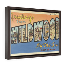 Load image into Gallery viewer, Old Wildwood By The Sea Postcard Home Decor Wall Art Print Canvas