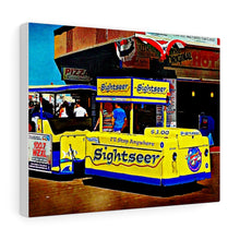 Load image into Gallery viewer, Oil Painting Wall Art Print Wildwood Boardwalk Tramcar