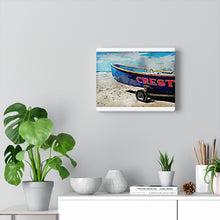 Load image into Gallery viewer, Oil Painting Wall Art Print Wildwood Crest Life Guard boats New Jersey Beach