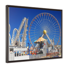 Load image into Gallery viewer, Canvas Print Wildwood Morey's Piers Amusement Park Wall Art