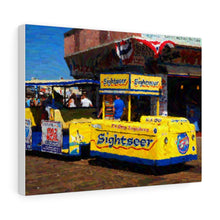 Load image into Gallery viewer, Gouache Digital Art painting Wall Art Print Wildwood NJ Tramcar