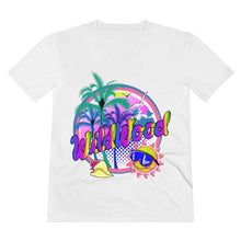 Load image into Gallery viewer, Vintage retro old school Style Wildwood New Jersey 1990s Men's Lightweight V-Neck Tee