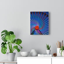 Load image into Gallery viewer, Canvas Print Wildwood Big Ferris Wheel Night