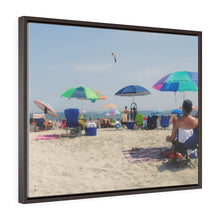 Load image into Gallery viewer, Canvas Print Wildwood Crest New Jersey NJ Sunny Day Beach