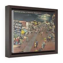 Load image into Gallery viewer, Night Time Wildwood Boardwalk Home Decor Wall Art Print Canvas