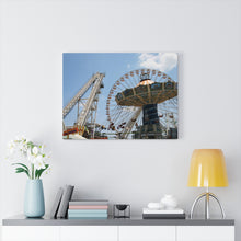 Load image into Gallery viewer, Canvas PrintWildwood Theme Park Large Swings