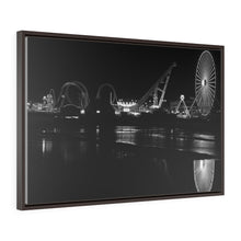 Load image into Gallery viewer, Black and White Photography Wall Art Print Panoramic Wildwood New Jersey boardwalk