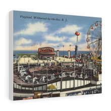 Load image into Gallery viewer, Old Playland Wildwood Postcard Home Decor Wall Art Print Canvas