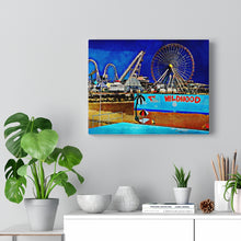 Load image into Gallery viewer, Oil Painting Wall Art Print Wildwood Jersey Shore Ocean View