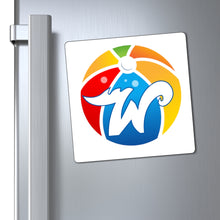 Load image into Gallery viewer, Wildwood Crest NJ Beach ball Wildwood W Refrigerator Magnet