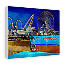 Load image into Gallery viewer, Oil Painting Wall Art Print Wildwood Jersey Shore Ocean View