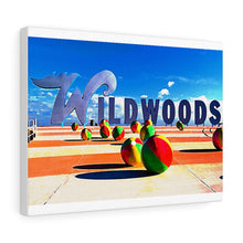 Load image into Gallery viewer, Wildwood NJ Crest Sign Watercolor Painting Wall Art Print