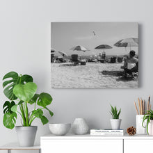 Load image into Gallery viewer, Black and White Photography Wall Art Print Wildwood Crest Beach