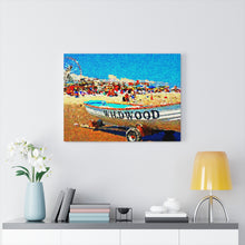 Load image into Gallery viewer, Oil Painting Wall Art Print Wildwood Crest Beach