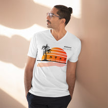 Load image into Gallery viewer, Vintage retro old school Style Wildwood New Jersey Men's Lightweight V-Neck Tee