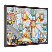 Load image into Gallery viewer, Canvas Print Morey's Piers Hot Air Balloons Wildwood New Jersey