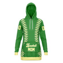 Load image into Gallery viewer, Personalized Long Hoodie Green & Yellow