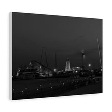Load image into Gallery viewer, Black and White Photography Wall Art Print Sunset Wildwood New Jersey
