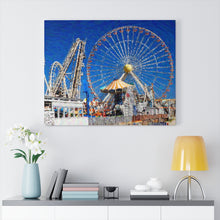 Load image into Gallery viewer, Gouache Digital Art painting Wildwood Jersey shore Morey's Piers Wall Art Print