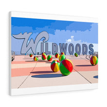 Load image into Gallery viewer, Wildwood Crest Sign Cartoon Art Wall Decor Art Paint Beach Painting