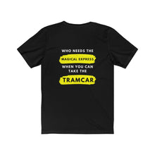 Load image into Gallery viewer, Magical express VS The Wildwood Tramcar Unisex Jersey Tee