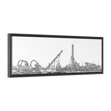 Load image into Gallery viewer, Art Sketch Wall Art Print Panoramic Wildwood NJ Boardwalk Beach Landscape