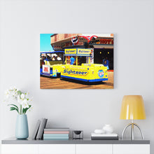 Load image into Gallery viewer, Watercolor Painting Wall Art Print Wildwood Boardwalk Tramcar