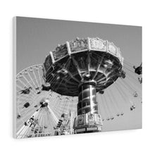 Load image into Gallery viewer, Wildwood Jersey shore Swings Black and White Photography Wall Art Print