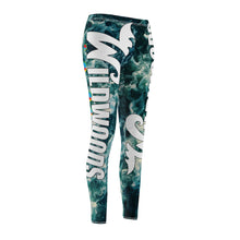 Load image into Gallery viewer, Deep Ocean Wildwood Sign Women's Cut & Sew Casual Leggings