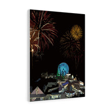 Load image into Gallery viewer, Cartoon Art Wall Decor Art Paint Beach Painting Wildwood New Jersey fireworks