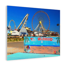 Load image into Gallery viewer, Watercolor Painting Wall Art Print Wildwood NJ Skyline